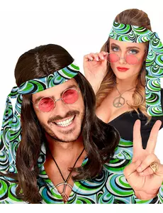 Bandeau années 70 waves adulte