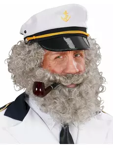 Matrozen baard en snor voor heren