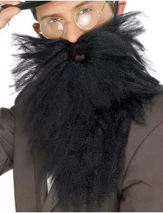 Lange zwarte baard