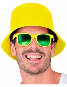 Bob jaune fluo adulte
