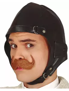 Bonnet aviateur noir adulte