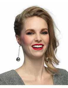 Boucles d'oreilles boules disco femme