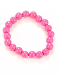 Bracelet perles rose adulte