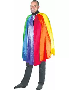 Regenboog cape voor volwassenen