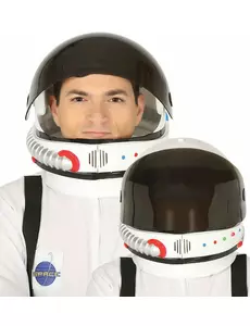 Casque astronaute visière amovible adulte