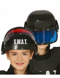 Casque avec visière SWAT enfant