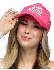 Team bruid roze pet volwassene