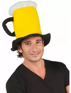 Chapeau chope de bière adulte