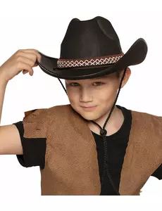 Chapeau cowboy noir enfant