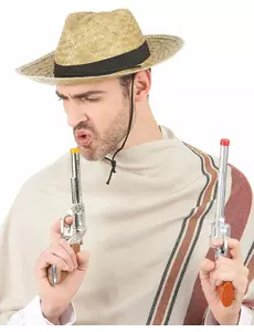 Chapeau cowboy paille adulte
