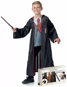 Harry Potter™ kostuum met accessoires voor kinderen, Maat: 5–6 jaar (110 tot 116 cm)