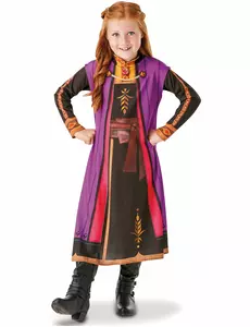 Frozen 2™ Anna kostuum voor meisjes, Maat: 3–4 jaar(90–104 cm)