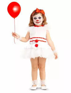 Eng clownskostuum voor baby's, Maat: 7–12 maanden (74–80 cm)