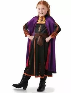 Klassiek Anna Frozen 2™ kostuum voor meisjes, Maat: 2–3 jaar (83 tot 97 cm)