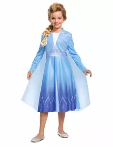 Elsa Frozen 2™ Basis Meisjes kostuum, Maat: 7–8 jaar (124–136 cm)