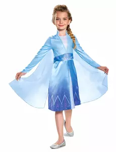 Kostuum Elsa™ Frozen 2™ klassiek meisjes, Maat: 7–8 jaar (124–136 cm)