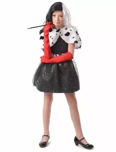 Déguisement fille cruelle enfant, Taille: 10–12 ans (130–140 cm)