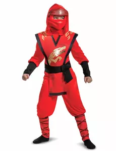 Déguisement  LEGACY deluxe Kai Ninjago®- LEGO™ enfant, Taille: 10–12 ans(137–149 cm)