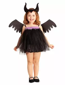 Déguisement Miss du mal bébé, Taille: 7–12 mois (74–80 cm)