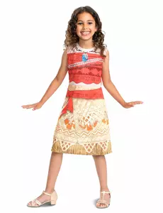Vaiana™ basis meisjeskostuum, Maat: 7–8 jaar (124–136 cm)
