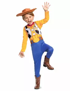 Woody vermomming - Toy Story™ klassiek voor kinderen, Maat: 7–8 jaar (124–136 cm)