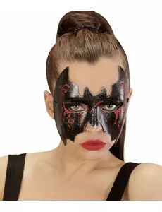 Bloedige vleermuis masker voor dames Halloween