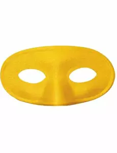 Geel halfmasker voor kinderen