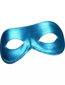 Metaal-blauw masker voor volwassenen