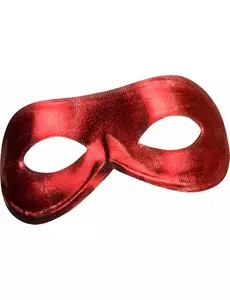 Metaal-rood masker voor volwassenen