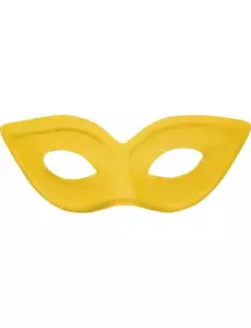 Gele half masker voor volwassenen
