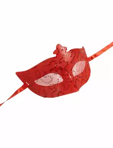 Rood Venetiaans masker voor volwassenen
