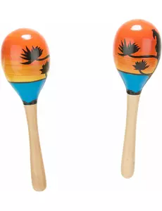 2 Maracas Hawaïennes en bois