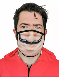 Masque cache nez imprimé voleur adulte