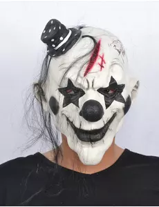 Masque clown rockeur effrayant adulte