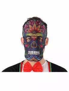 Dia de los Muertos nepleer en vilt masker voor volwassenen