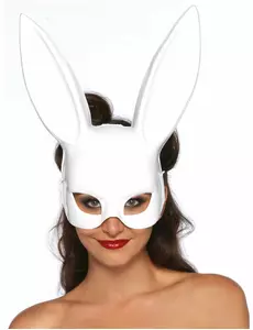 Masque lapin blanc