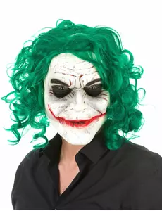 Masque latex arlequin psychopathe adulte Halloween