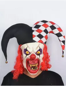 Masque latex joker terrifiant adulte Halloween