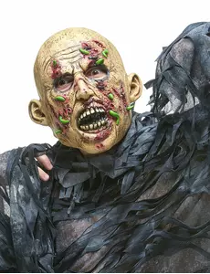 Masque latex zombie putréfié adulte