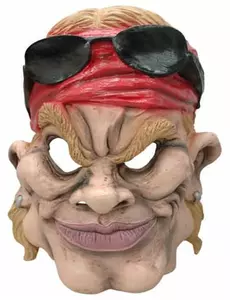 Masque caricature motard américain adulte