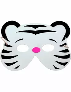 Masque tigre blanc enfant
