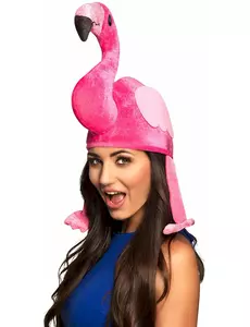 Chapeau flamant rose adulte