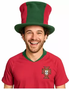 Chapeau haut de forme supporter Portugal
