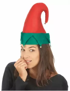 Elfen muts met belletjes voor volwassenen