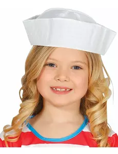 Witte matrozenhoed voor kinderen
