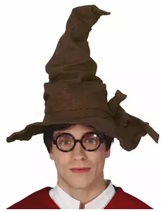 Chapeau sorcier marron adulte