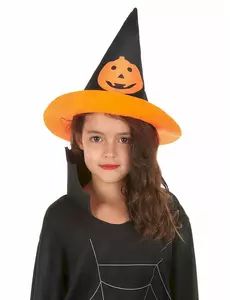 Heksen hoed pompoen voor kinderen Halloween