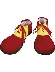 Chaussures clown rouges adulte