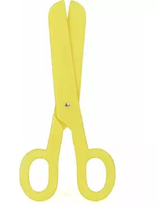 Ciseaux jaunes géants