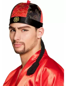 Coiffe chinois avec tresses adulte
